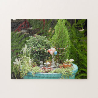 Puzzle met Miniature Birthday Garden Legpuzzel