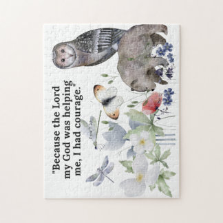 Puzzle met mooi versum van de bijbel legpuzzel