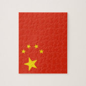 Puzzle met vlag van China Legpuzzel (Verticaal)