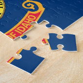 Puzzle met vlag van de staat Idaho Legpuzzel (Zijkant)