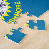 Puzzle met vlag van de staat South Dakota Legpuzzel (Zijkant)