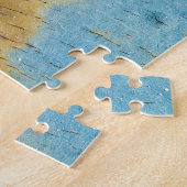 Puzzle Métal blanc corrompu : Rust Streaks Texture (Côté)