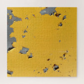 Puzzle Métal jaune fissuré : texture sale. (Horizontal)