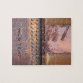 Puzzle Métal rose roux (Horizontal)