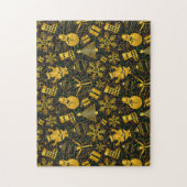 Puzzle Metallic Christmas Collage (Vertical)