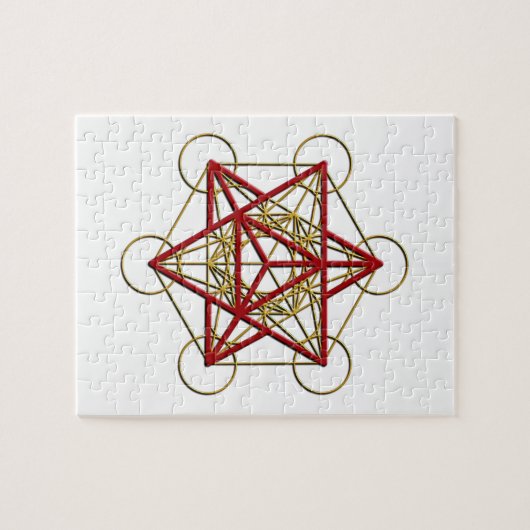 Puzzle Metatron Merkaba (Horizontal)
