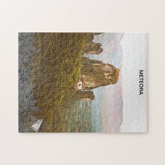 Puzzle Meteora Grèce Rock Mounts Voyage (Horizontal)
