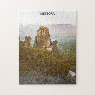 Puzzle Meteora Grèce Rock Mounts Voyage