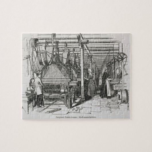 Puzzle Métiers à tisser de puissance de jacquard (Horizontal)