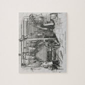 Puzzle Métiers à tisser de puissance de jacquard (Vertical)