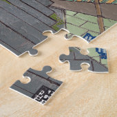 Puzzle Métro Arrêt Manhattan NYC Illustration Whimsical (Côté)