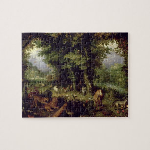 Puzzle Mettez à la terre ou le paradis terrestre, 1607-0