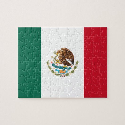 Puzzle Mexican Flag - Flag of Mexico (Horizontal)