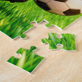 Puzzle Mexican taco soccer player running across stadium (Côté)