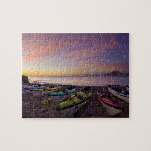 Puzzle Mexique, Basse-Californie, mer de Cortez. Kayaks d