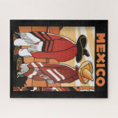 Puzzle Mexique ~ Poster de voyage Mexicains Zarapes (Horizontal)