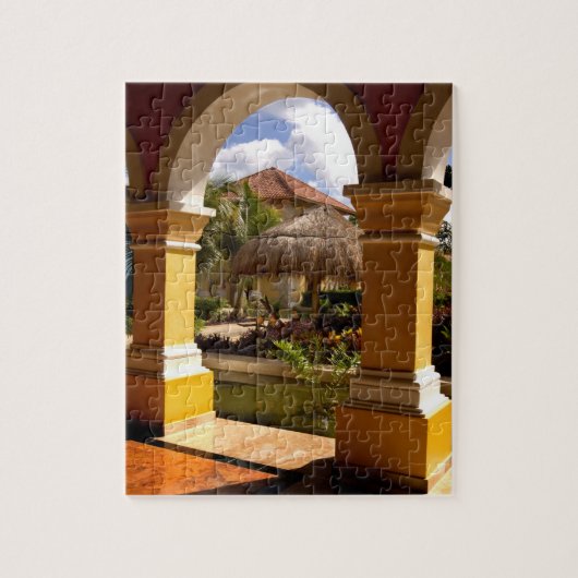 Puzzle Mexique, Riviera Maya, architecture à Iberostar (Vertical)
