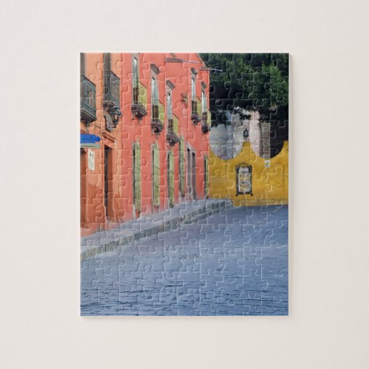 Puzzle Mexique, San Miguel de Allende, Maisons le long (Vertical)