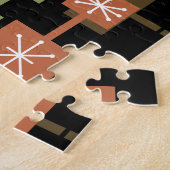 Puzzle Mi-siècle moderne noir multicolore (Côté)
