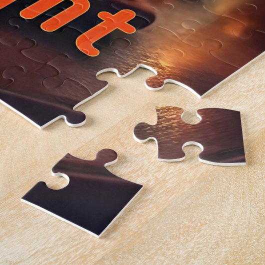 Puzzle Mi-Siècle Noël Joyeux & Cocktail lumineux (Côté)