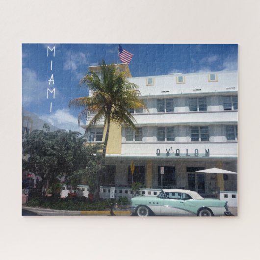 Puzzle miami beach art déco (Horizontal)