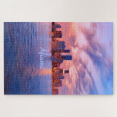 Puzzle Miami Beach Floride City Skyline (Horizontal)