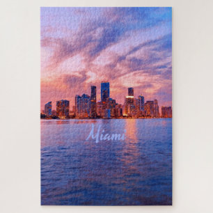 Puzzle Miami Beach Floride City Skyline