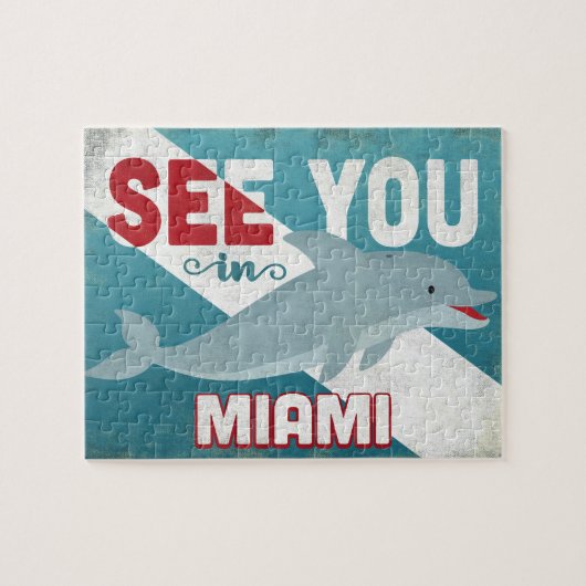 Puzzle Miami Dolphin (Horizontal)