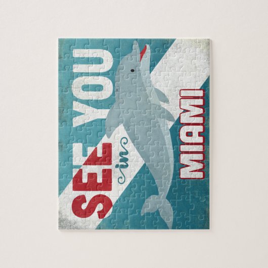 Puzzle Miami Dolphin (Vertical)