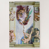 Puzzle Michelangelo - Création d'Adam, Chapelle Sixtine (Vertical)