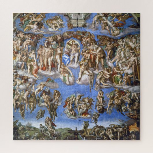 Puzzle Michelangelo Le Jugement dernier Impression d'art (Vertical)