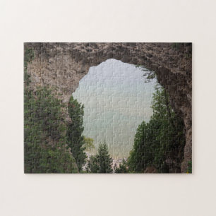 Puzzle Michigan Arch Rock Geology Photo
