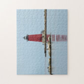 Puzzle Michigan Manistique Red Lighthouse Photo (Vertical)
