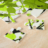 Puzzle Microgreens verts et noirs (Côté)
