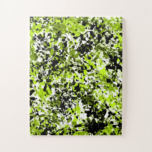 Puzzle Microgreens verts et noirs (Vertical)
