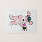 Puzzle Microphone de l'officier de police de Rabbit (Horizontal)