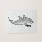 Puzzle Microphone Dolphin Singer (Horizontal)