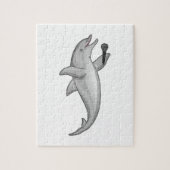 Puzzle Microphone Dolphin Singer (Vertical)