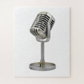 Puzzle Microphone vintage (Vertical)