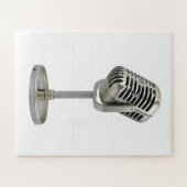 Puzzle Microphone vintage (Horizontal)