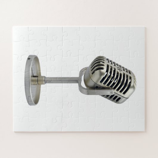 Puzzle Microphone vintage (Horizontal)