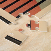 Puzzle Mid Century Art moderne Abstrait Non conforme (Côté)