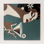 Puzzle Mid Century Modern Art The Martini DIva (Horizontal)