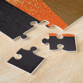 Puzzle Mid Century Modern Color Block Martini Art (Côté)