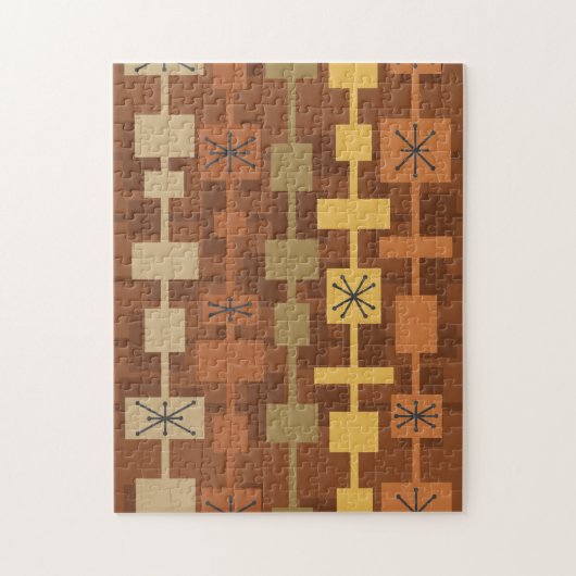 Puzzle Mid Century Moderne Multicolore Brown (Vertical)