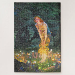 Puzzle Midsummer Eve (1908) par Edward Robert Hughes