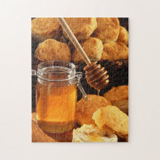 Puzzle Miel et nourriture de biscuits