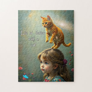 Puzzle Mieux avec un chat