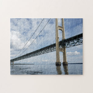 Puzzle Mighty Mac, Mackinac Suspension Bridge, Michigan