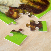 Puzzle mignon chiot et chatons souriants (Côté)